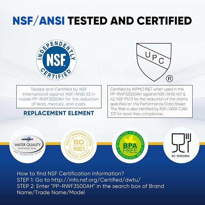 PUREPLUS LT800P NSF/ANSI 401, 42 & NSF P473 Certified Certified Replacement - Image 5