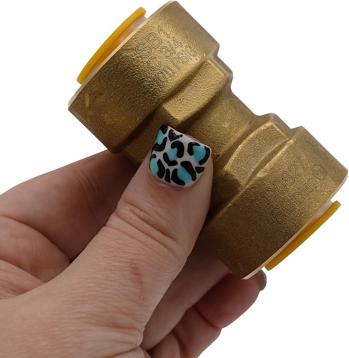 Supplying Demand SB1 3/4 Inch Quick Connect HVAC Brass Coupler Fitting - Image 6