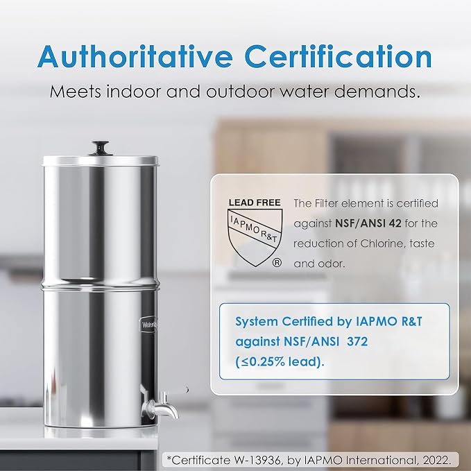 Waterdrop Gravity-fed Water Filter System, NSF/ANSI 42&372 Standard, - Image 2