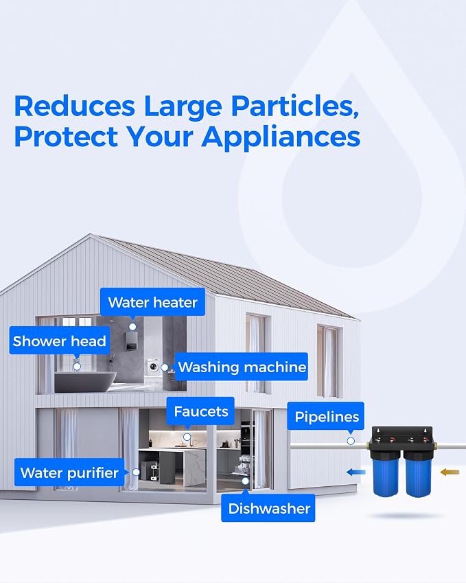 Waterdrop WF10F Whole House Water Filter, Compatible - Image 7