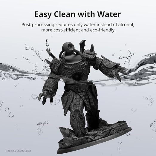 ANYCUBIC Water Washable 3D Printer Resin 2.0 Bundle, 405nm High Precision - Image 2