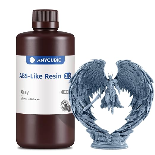 ANYCUBIC 2nd Gen Resin Technology ABS-Like Resin 2.0, 3D Printer Resin by ANYCUBIC