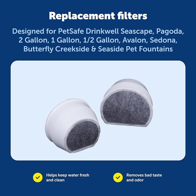PetSafe Drinkwell Replacement Carbon Filters, Dog and Cat Ceramic Water - Image 5