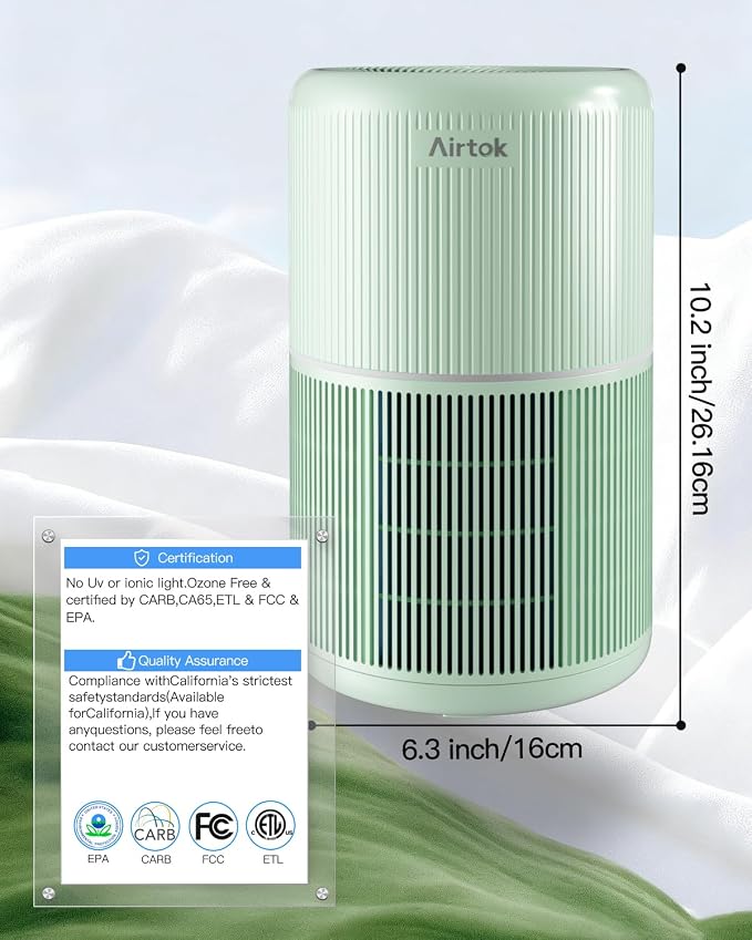 2 Pack Air Purifier for Home Bedroom - Image 5