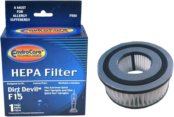 EnviroCare Premium HEPA Filtration Replacement Vacuum Cleaner Filter by EnviroCareTechnologies