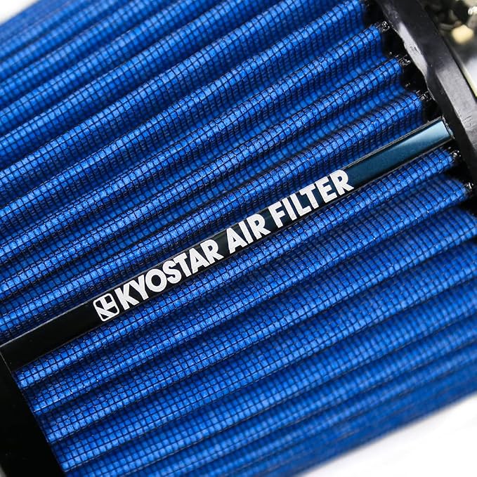 Universal 3" 76mm High-Flow Air Filter, Reusable Cone Cold Air Intake, High - Image 5
