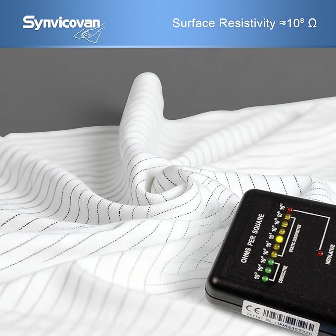 Anti-Static Microfiber Wipes 9"x9"(100 Pcs,Class 100, 200GSM) Lint Free Cloths Reusable Special ESD protection design is suitable for protecting sensitive electronic components and tools