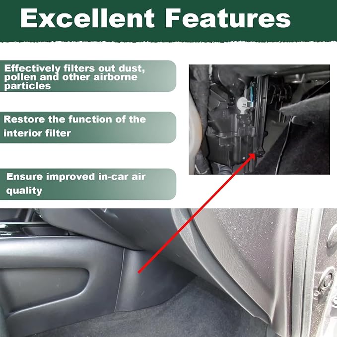 68223045AB Cabin Air Filter Cover Compatible - Image 3