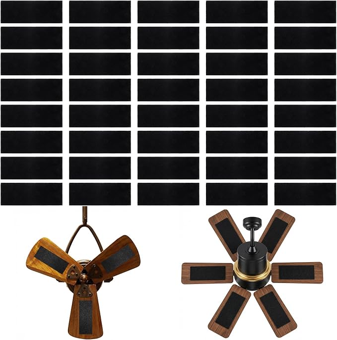 40 Pack Ceiling Fan Filters for Blades Ceiling Air Purifier Pads Accessories by Unknown