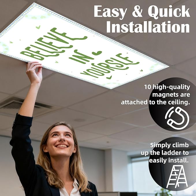 Fluorescent Light Covers -1PCS 4x2 Feet Classroom Covers - Image 3