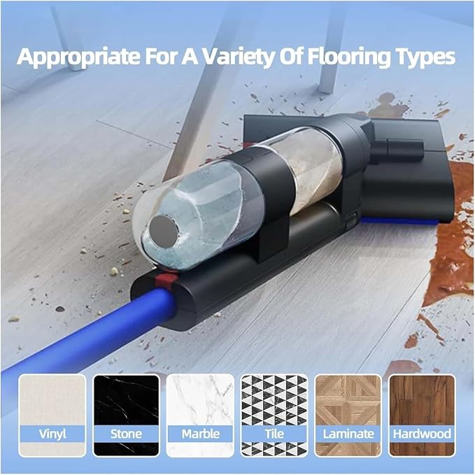 2pcs, Roller Brush。Compatible for Dyson Wash G1 Wet Cleaner, Floor Scrubber - Image 3