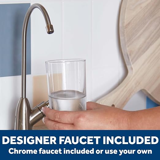 GE 3 Stage Reverse Osmosis Under Sink Water Filtration System - Image 5