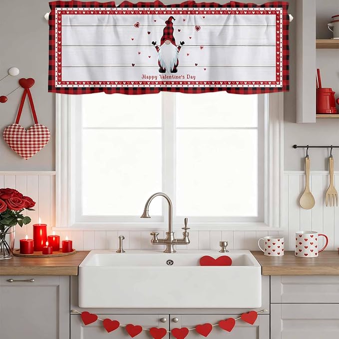 Valentine's Day Valance Curtains - Image 4