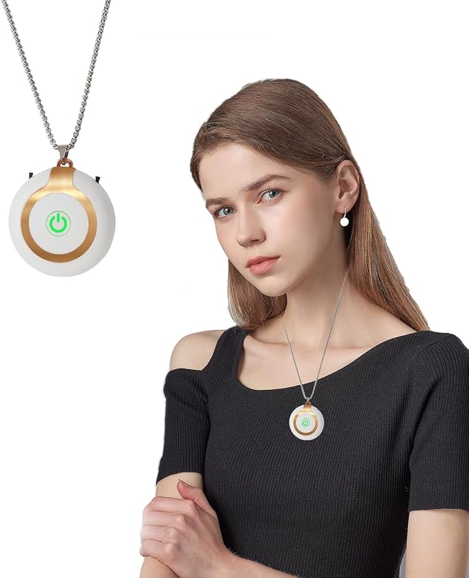 Rechargeable Ionizer Air Purifier, Wearable Air Purifier, Mini Necklace Air by ZOCALOK