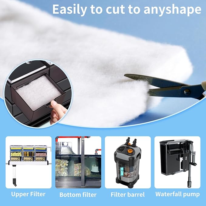 Aquarium Filter Floss Fish Tank Filter Media Aquarium Filter Pad - Image 4