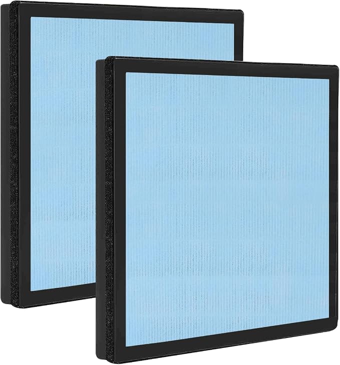 2 Pack HEPA 550 Filter, HEPA& Activated Carbon Filter Replacement Compatible by Filterhualv