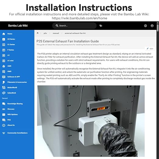 Original External Exhaust Fan Kit Compatible - Image 8