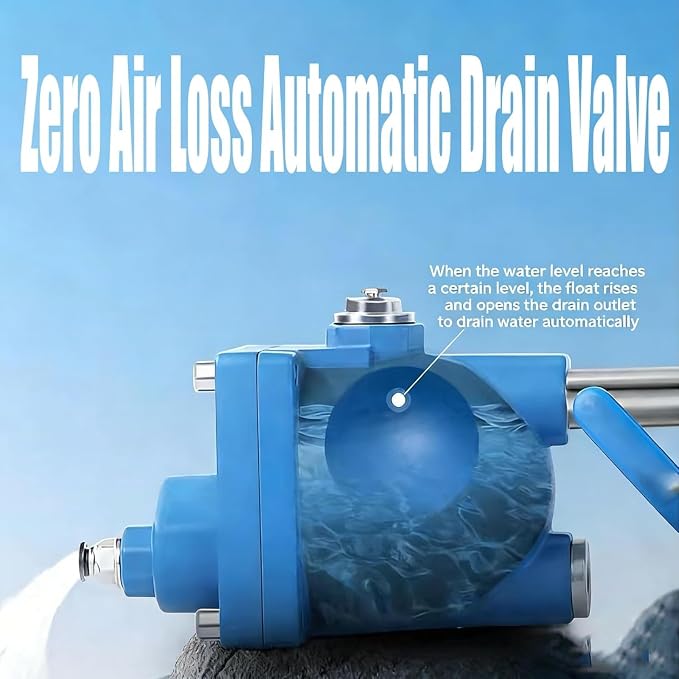 Zero Air Loss Automatic Drain Valve, 1/2" Npt Auto Drain Valve - Image 4