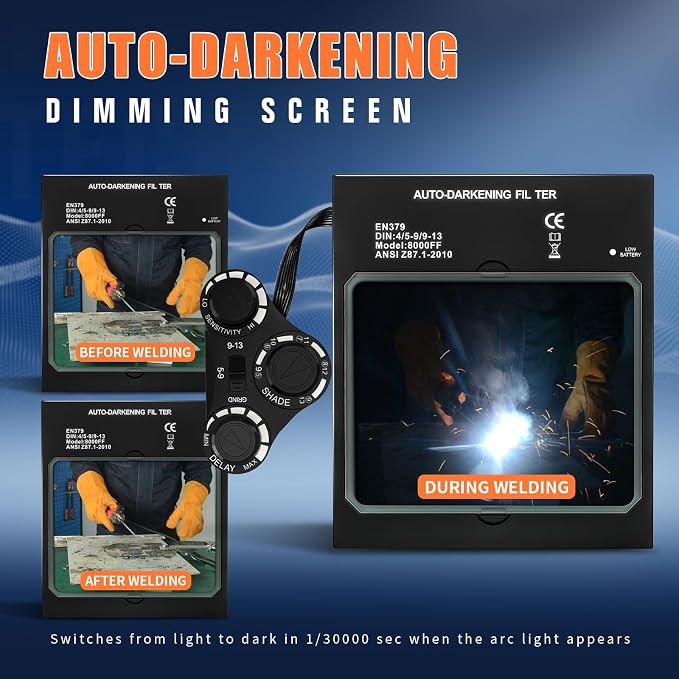 TRQWH Auto Darkening Welding Lens - Image 6