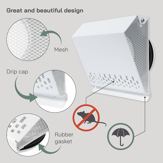 Vent Systems 4" Inch Air Supply Vent Cover - Image 3