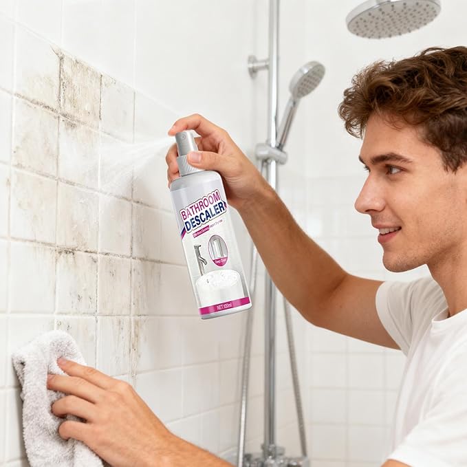 Bathroom Descaler, Cleaning Foam, Content: About 100ml/sponge, Toilet Cleaner, Stain Remover, Bowl Agent, For Kitchen Sink, Bathtub Glass, Faucets Shower Heads