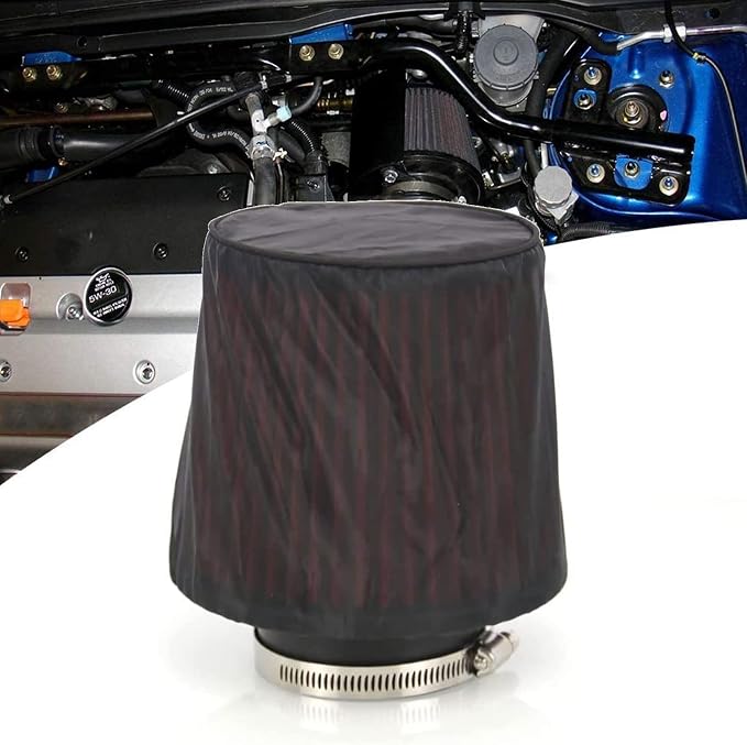 RYANSTAR 76mm 3" High Flow Round Tapered Cone Cool Air Filter Cleaner by RYANSTARRACING