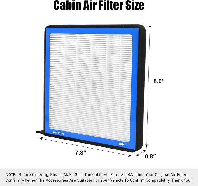 CF10374, Cabin Air Filter with activated carbon particle - Image 2