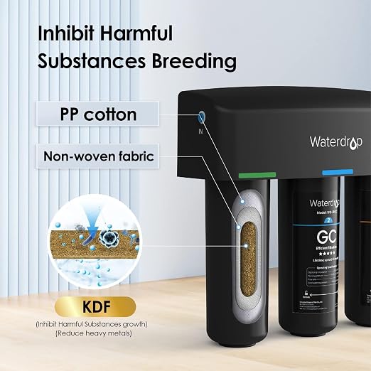 Waterdrop TSB 8 Layer Under Sink Water Filter, Bad Taste & Odor, - Image 3