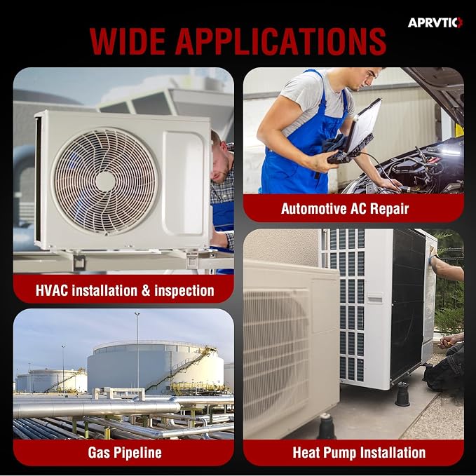HVAC Refrigerant Leak Detector, Aprvtio ALD-200 PRO Rechargeable Freon Leak - Image 9