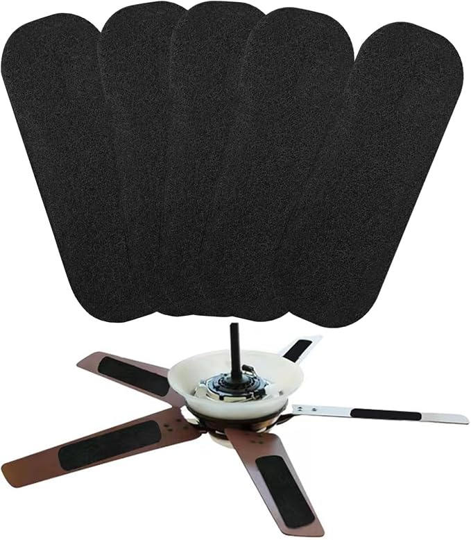 5 PCS Ceiling Fan Filters for Blades, Self-Adhesive Activated Carbon Air Filter by Unknown