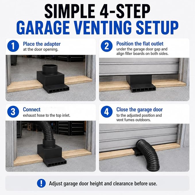 Garage Door Vent Exhaust Adapter - Image 8