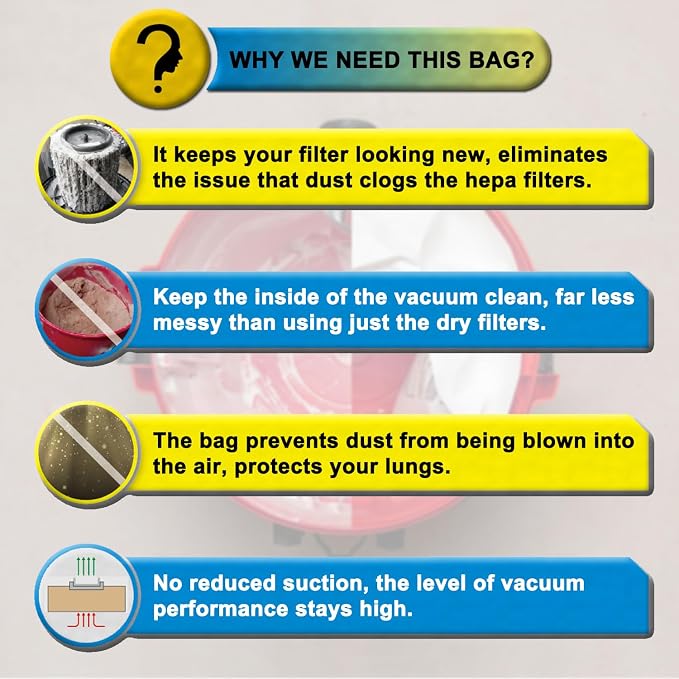 SpaceTent 10 Pack DXVA19-4104 High Efficiency Replacement Filter Bags - Image 5