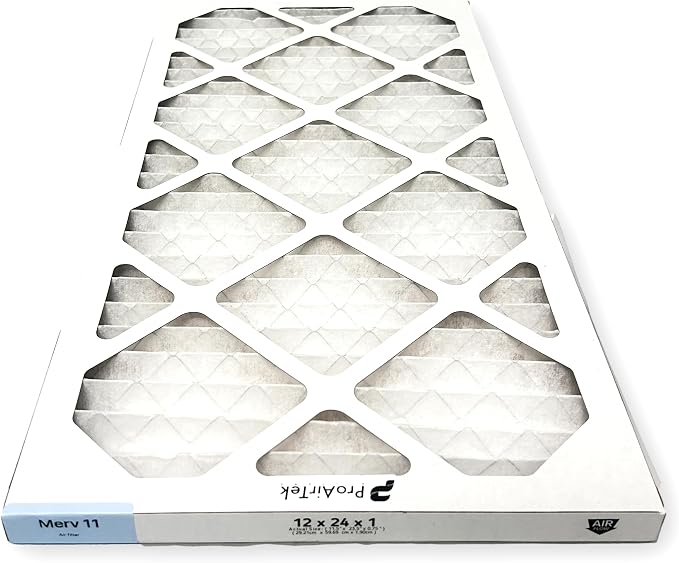 Proairtek AF12241M11SWH Model 12x24x1 Pack of 2 Air Filters, MERV 11; Ideal - Image 3