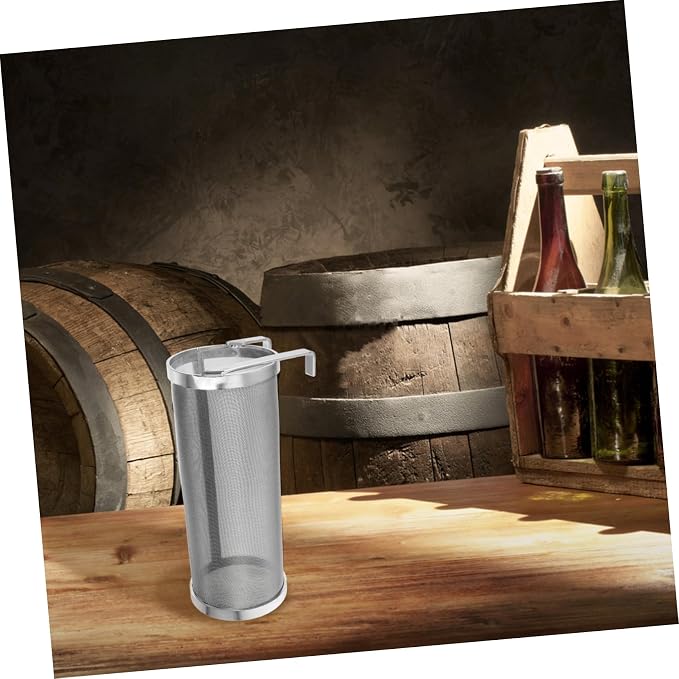 Stainless Steel Grain Brewing Filter Mesh Cylinder Portable Strainer - Image 9