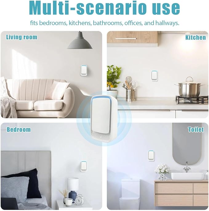 4 Pack Plug In Air Purifier, Negative Ion Filtration System, Quiet Ionic Air - Image 8