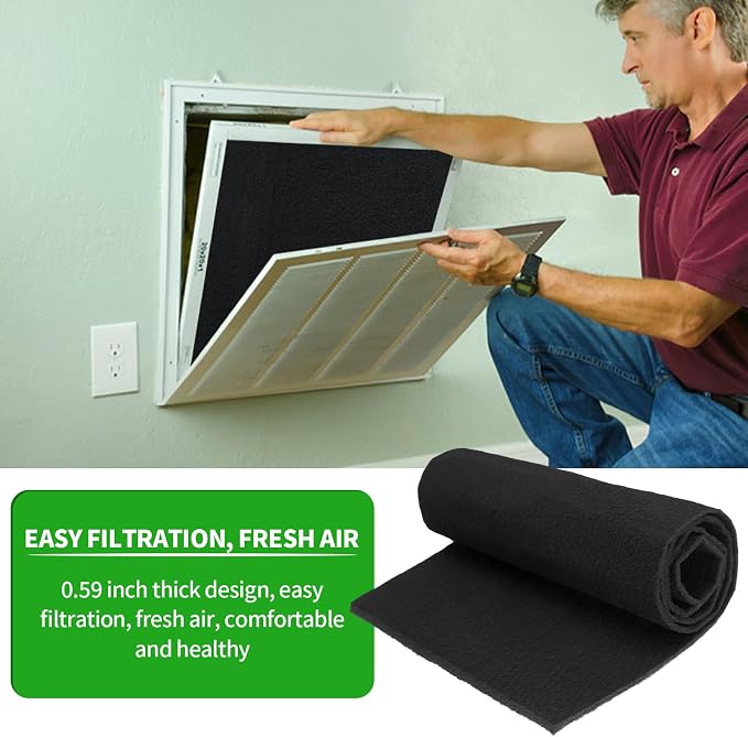 Activated Carbon Filter Carbon Air Pre Charcoal Hepa AC Vent Carbon Fabric Air - Image 4
