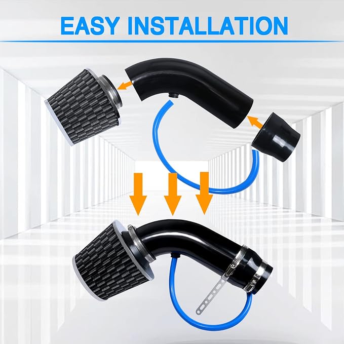 3 Inch Universal Cold Air Intake Filter Kit - Image 4