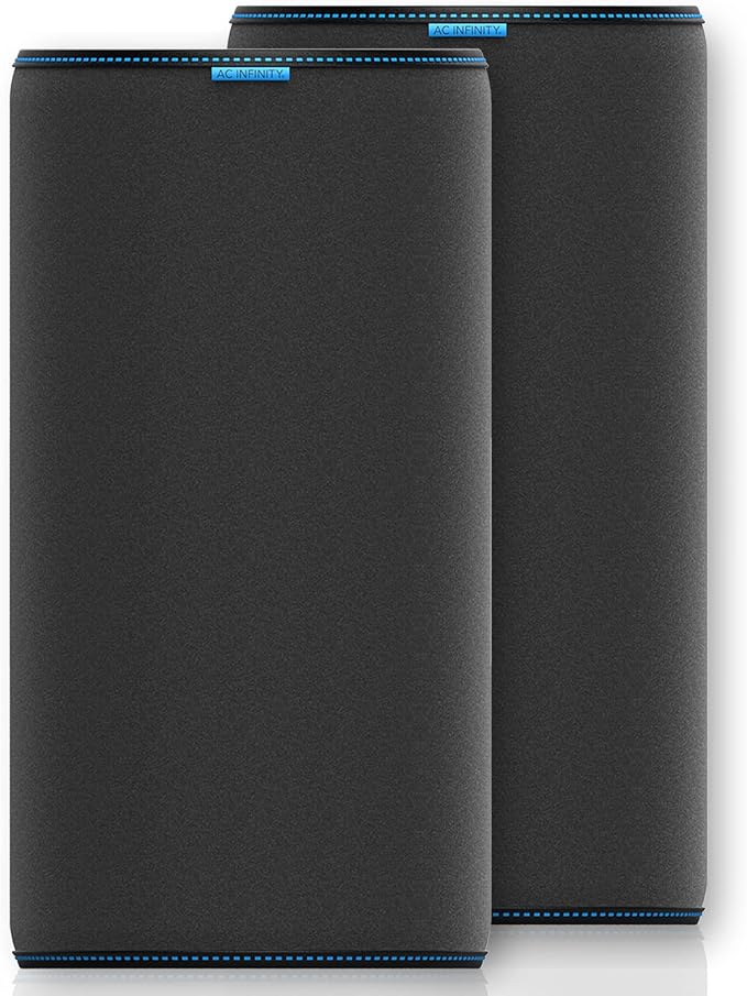 AC Infinity Pre-Filter Cloth 12”, Replacement Inline Filter Sleeve 2-Pack by ACInfinity