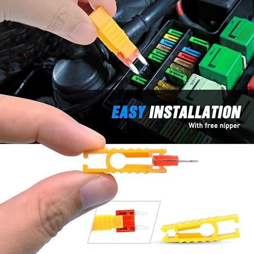 Nilight 120Pcs Blade Fuses Assortment 5, 30 AMP Regular Mini ATM/APM Blade Fuses - Image 9
