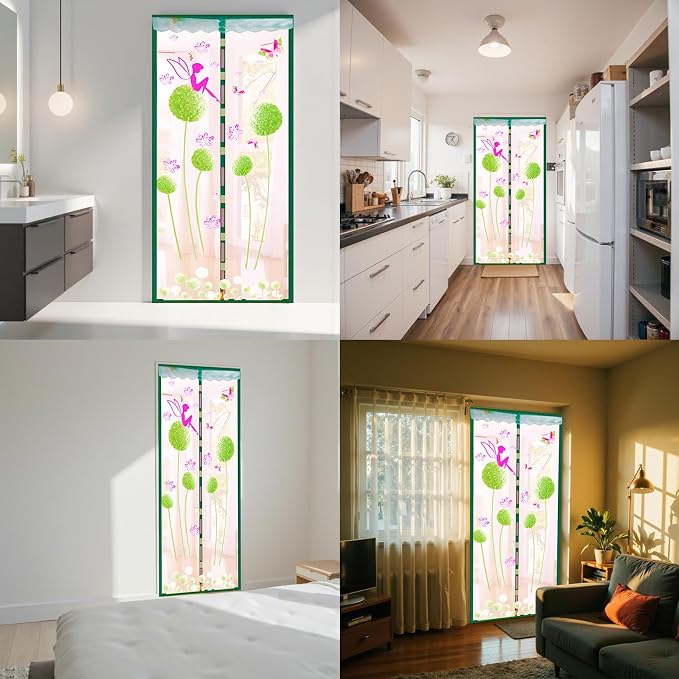 Door Mesh Screen with Magnet, Fly Hanging Temporary Magic Patio Heavy Duty - Image 6