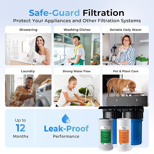 iSpring WGB21B 2-Stage Whole House Water Filtration System, - Image 5