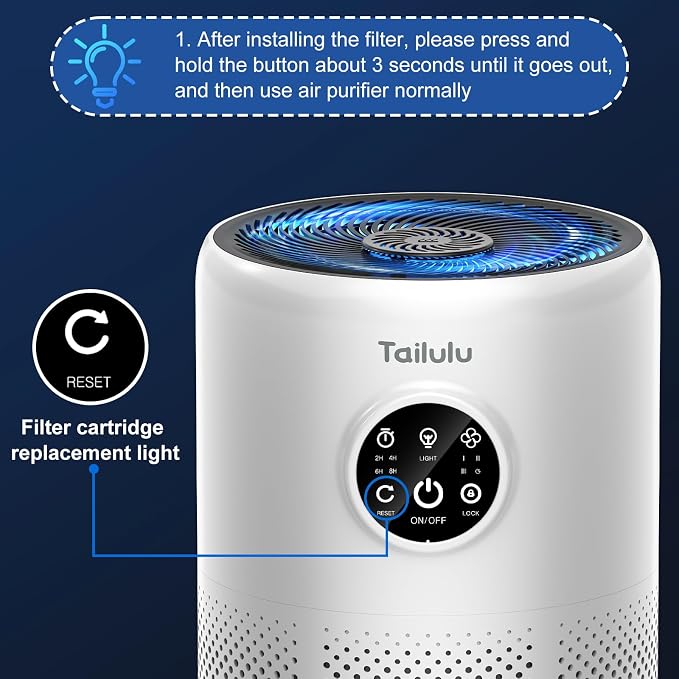 Tailulu D10 Replacement Filter, Air Purifier Filter - Image 2