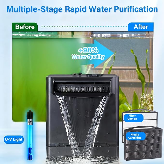 Turtle Tank Filter w/ U-V Light - Image 4