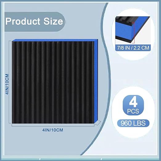 4-Pack Heavy Duty Anti Vibration Pads, AC Condenser, Compressor - Image 4