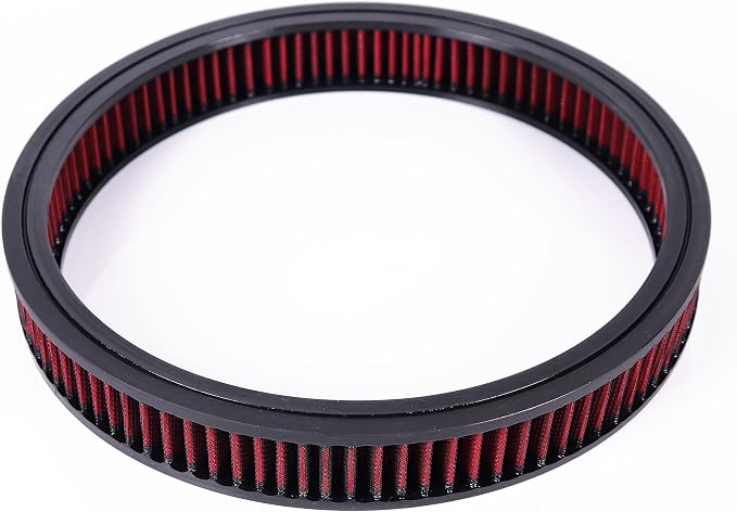 14"x2" Round Air Cleaner Filter Element High Flow Washable & Reusable Compatible by JGhyperX