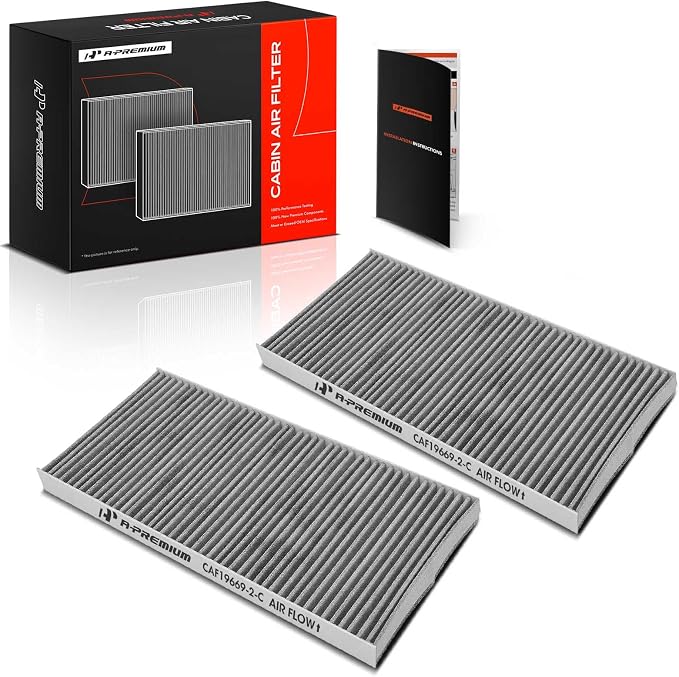 A-Premium 2-PC Cabin Air Filter Compatible by A-Premium