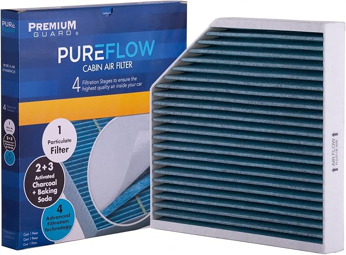 PUREFLOW PC4439X Cabin Air Filter | Fits 2012-2018 Audi A6 Quattro, A7 Quattro by PremiumGuard