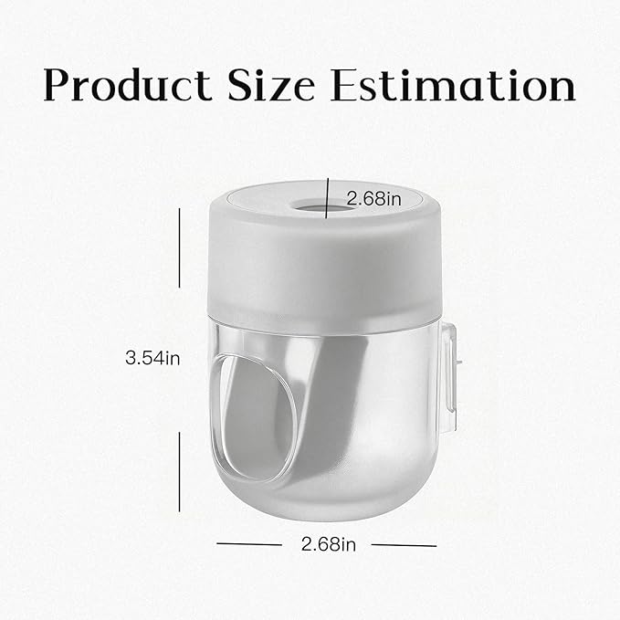 Toothpaste Dispenser, Automatic Squeezer, Multi-Functional No-Drill Wall-Mounted, White