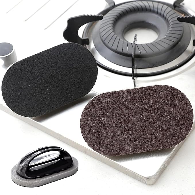 Nano Carborundum Sponge, Emery Sponge Kitchen Pot Brush - Image 4