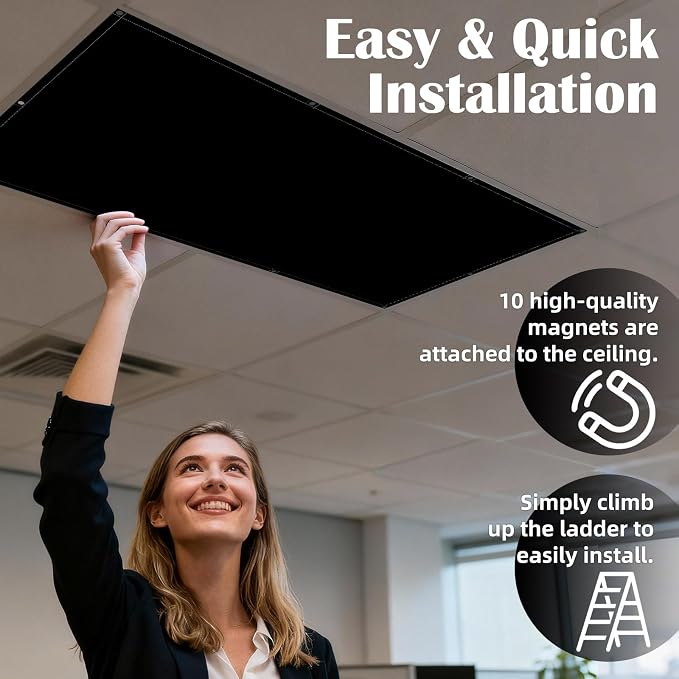 ANGSYLTH 4 Pcs Fluorescent Light Covers - Image 4